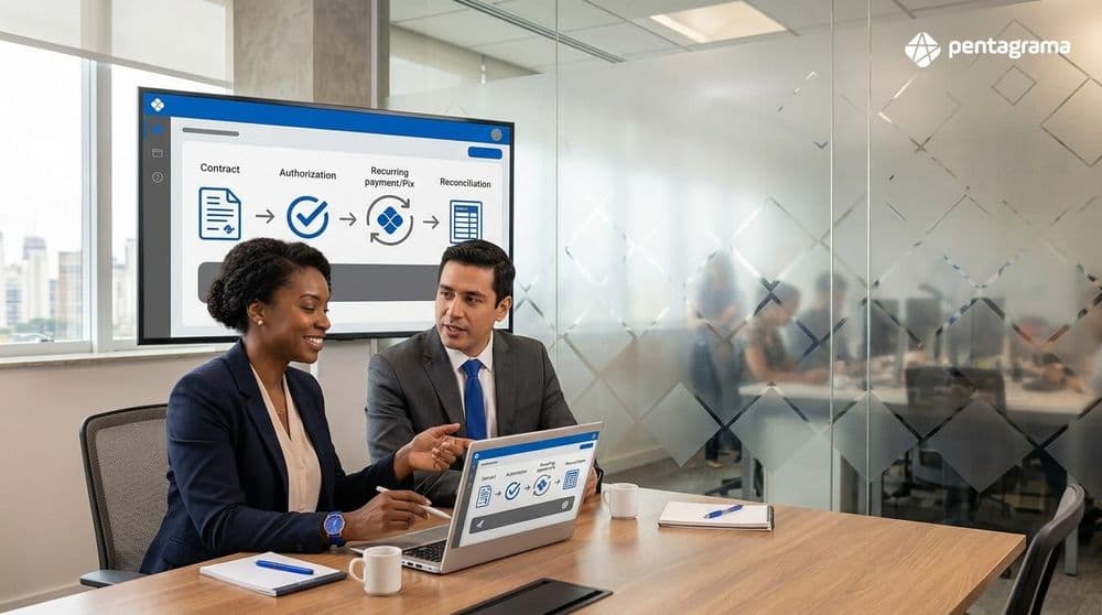 Pix automático B2B cobrança recorrente sem atrito